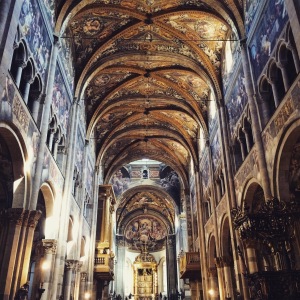Parma Cathedral. I can't believe I had never been in here until my family came to visit- it doesn't even cost! I loved the inside of this cathedral more than the one in Bologna and even Milan. 