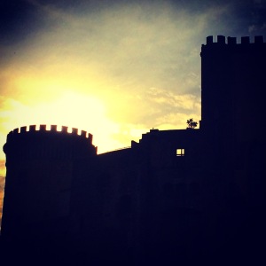 Castel Nuovo at sunset